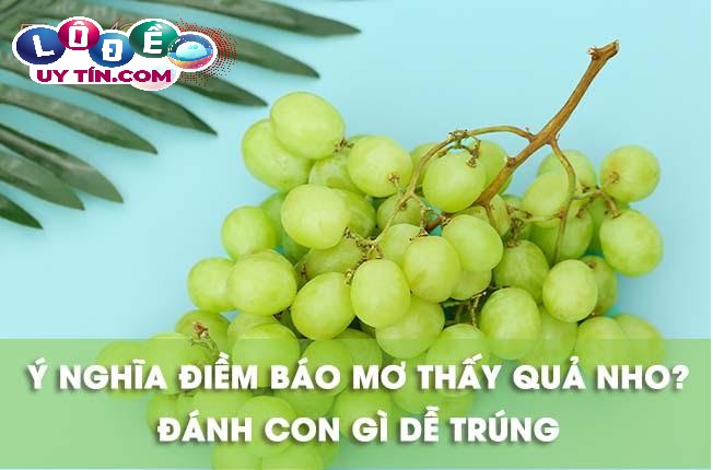 Chiêm bao mơ thấy quả nho đánh số gì? Phân tích ý nghĩa