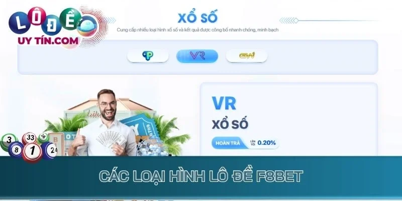 Lô Đề F8bet: Trải Nghiệm Xổ Số Chân Thực Và Tiện Lợi Nhất 2 Các loại hình lô đề F8bet