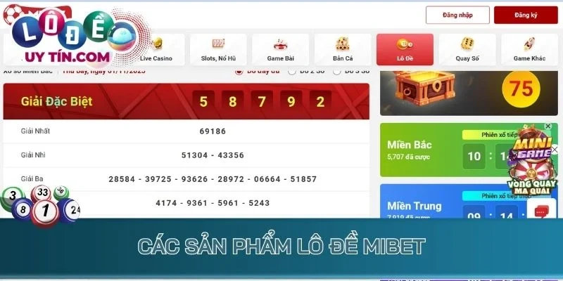 Lô Đề Mibet: Trang Xổ Số Uy Tín Với Loại Hình Độc Quyền Cực Cuốn 2 Các sản phẩm lô đề mibet