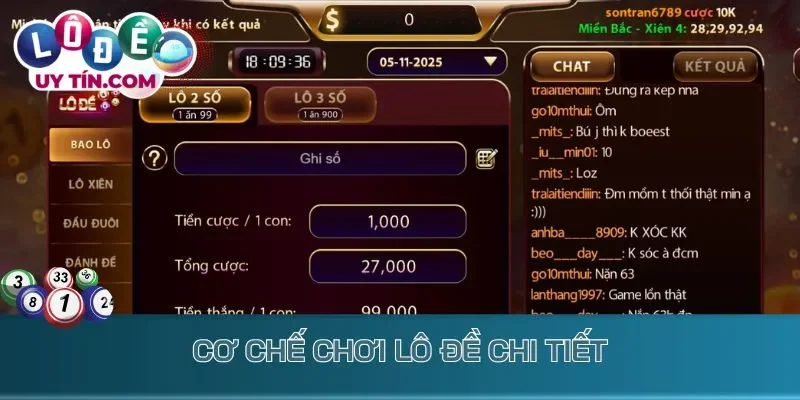 Lô Đề Gemwin - Sân Chơi Trực Tuyến Cược Nhỏ, Ăn Thưởng Lớn 2 Cơ chế chơi lô đề chi tiết