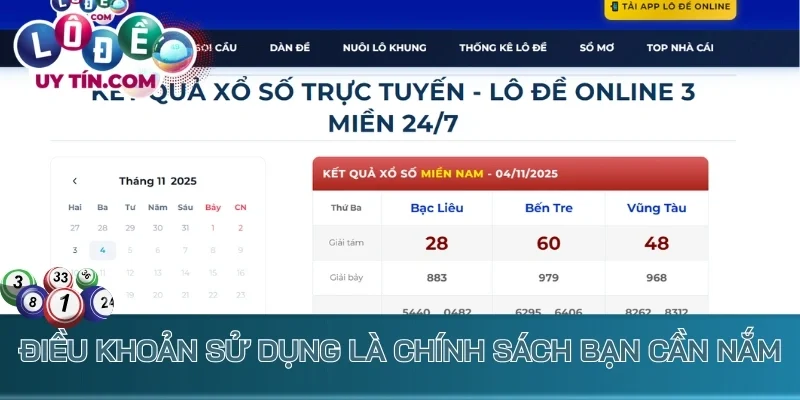Điều khoản sử dụng là chính sách bạn cần nắm