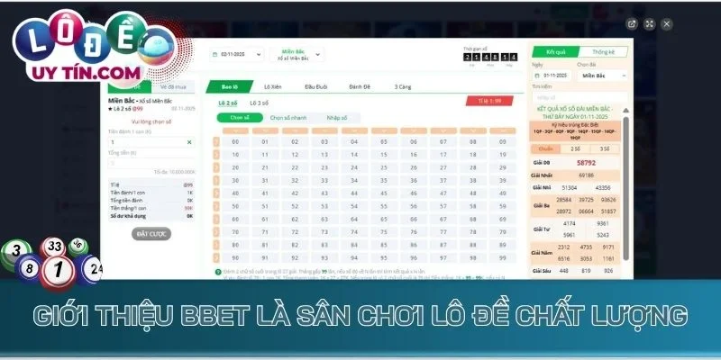 Giới thiệu BBet là sân chơi lô đề chất lượng