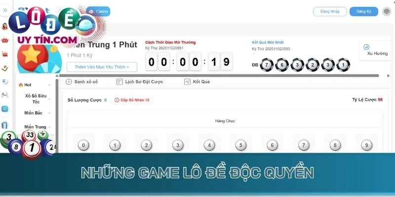 Lô Đề 8xbet: Trang Chuyên Xổ Số Siêu Tốc Uy Tín Trả Thưởng Nhanh 3 Những game lô đề độc quyền