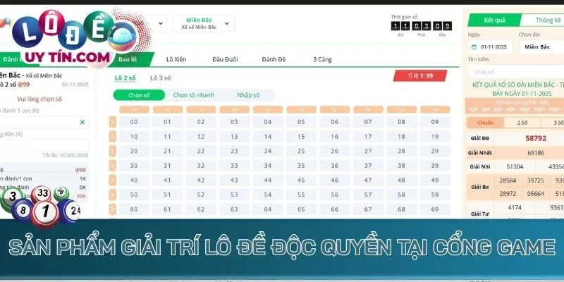 Lô Đề Zo88 - Nhà Cái Số Đề Trực Tuyến 1 Ăn 99 Xanh Chín 3 Sản phẩm giải trí lô đề độc quyền tại cổng game