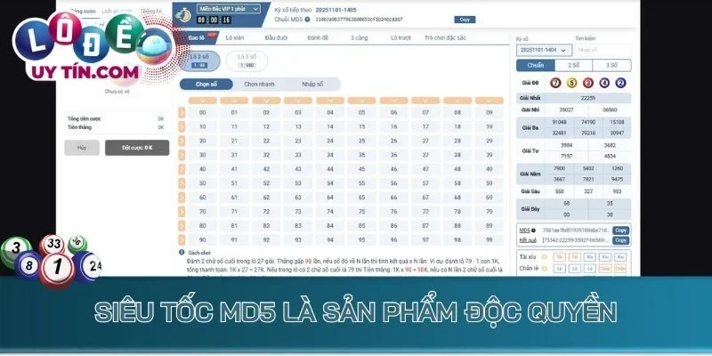Lô Đề Vin88 - Điểm Đến Soi Cầu Lô Đề Online Hot Nhất 2026 3 Siêu tốc MD5 là sản phẩm độc quyền